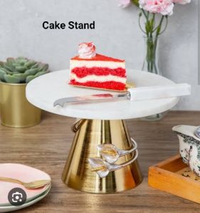 Round Marble Cake Stand