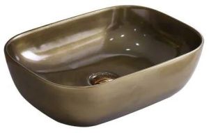 Brown Ceramic Wash Basin