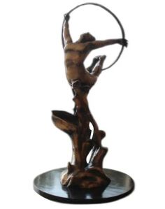 Bronze Gymnast Sculpture