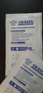 Sterile Nitrile Surgical Gloves Powder-Free