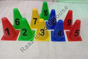 Number Cone Marker Set