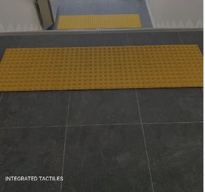 Integrated tactile tiles