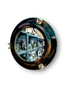 Nautical Handmade Wooden Porthole Window