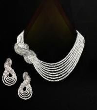 diamond studded jewellery