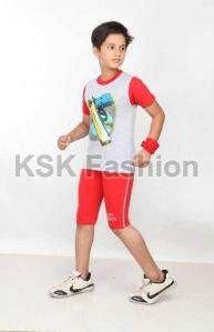 Kids Casual T-Shirt and Capri Set