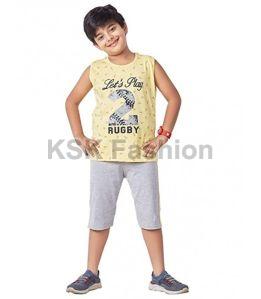 Kids  T-Shirt & Capri Set