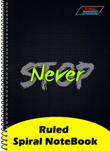 Ruled Spiral Notebook