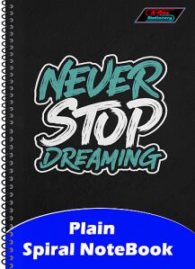 Plain Spiral Notebook