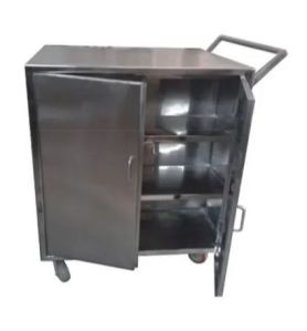SS Sifter Sieves Trolley