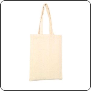 brand logo printing long single handle tote bag