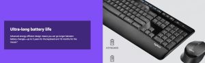 Logitech MK345 Wireless Keyboard and Mouse Set