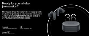 OnePlus Nord Buds 2 In Ear Earbuds