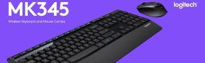Logitech MK345 Wireless Keyboard and Mouse Set