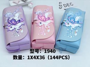 Rectangular Kids Zipper Pen Pouch