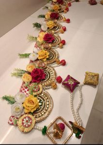 Decorative Embroidered Flower Toran