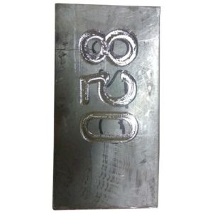 Embossing Number Plate Die