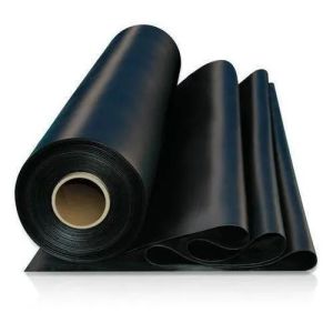 black rubber sheet