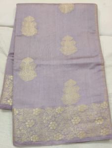 Mauve Matka Silk Saree