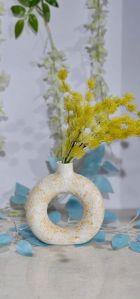 6 Inch Mustard Ring Flower Pot