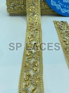 Stone Work Embroidery Lace