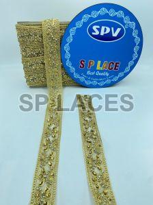 Stone Work Embroidery Lace