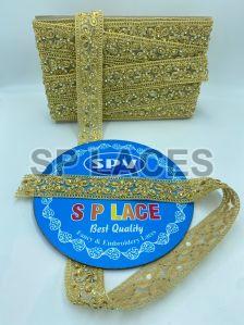 Stone Work Embroidery Lace
