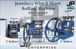 JP Hand Operated Electric Jewellery Wire and Sheet Rolling Machine