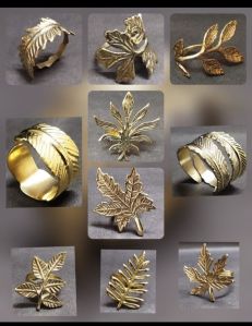 AL2089 Golden Brass Napkin Ring