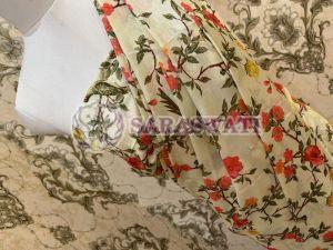 Chinon Printed Saree