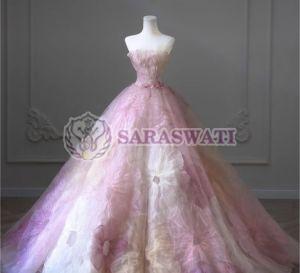 Baby Pink Wedding Gown