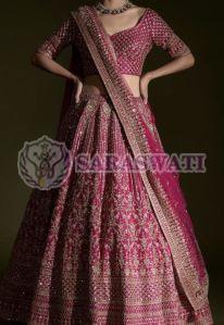 Hand Embroidered Lehenga