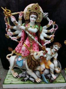 Multicolor Maa Durga Statue