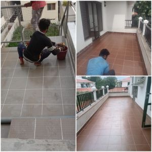 Bathroom Epoxy Tile Grouting Waterproofing Service