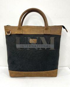 Brown and Black Ladies Handbag