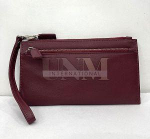 LW001 Ladies Burgundy Leather Wallet