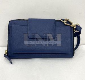 LW003 Ladies Blue Leather Wallet
