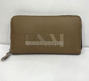 LW004 Ladies Beige Leather Wallet