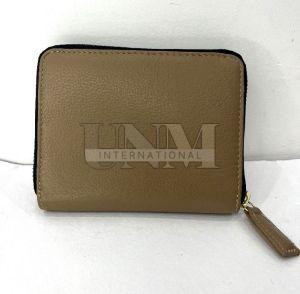 LW006 Ladies Beige Leather Wallet