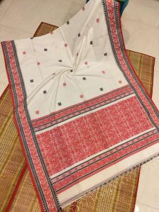 Authentic Handloom Khadi Jamdani Saree