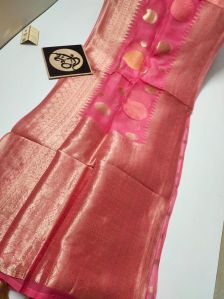 banarasi semi Georgette sarees