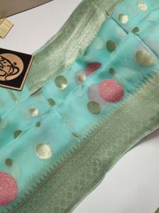 banarasi semi Georgette sarees