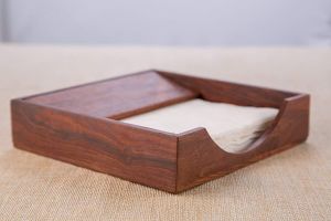 Wood Tissue holder