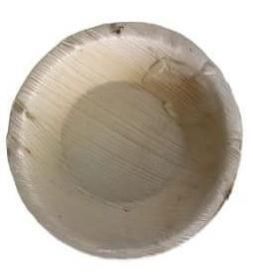 4.5 Inch Round Deep Areca Leaf Plate