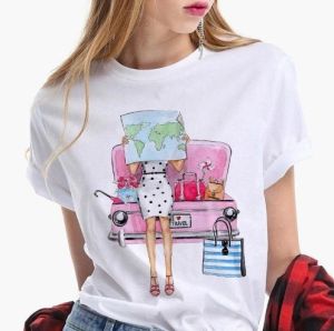 Ladies Printed T-Shirt