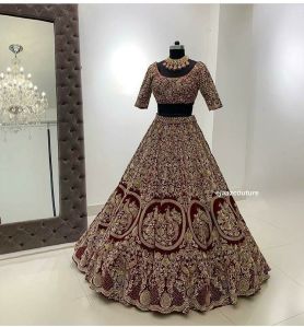 Ladies Fancy Hand Embroidered Lehenga Choli