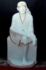 30 Inch Sai Baba Marble Statue