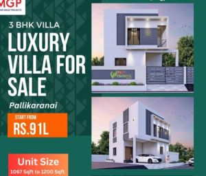 3 bhk individual villas in pallikaranai