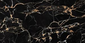 Golden Portoro Marble Slab