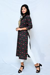 Rayon Embroidery Kurti