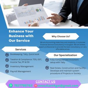 Bookkeeping and Accounting Consultancy Services